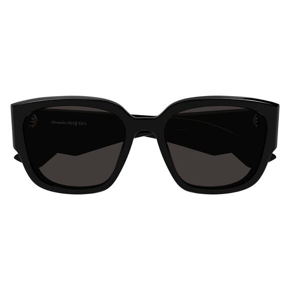 New ALEXANDER MCQUEEN Black Square AM0468S 001 Sunglasses Women - Picture 2 of 4